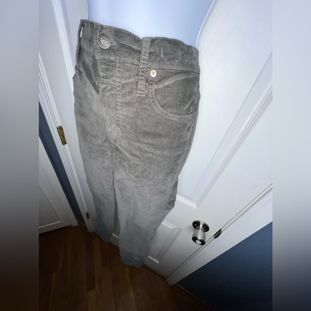 Madewell Women's 26 Tall Gray 10'' High Rise Skinny Corduroy Jeans Pants 26T - Picture 15 of 16